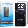 Mobigear Premium Samsung Galaxy S21 Vidro temperado Película de ecrã - Compatível com capas - Preto