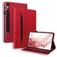 Mobigear Folio Samsung Galaxy Tab S10 FE Plus Capa livro - Vermelho