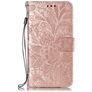 Mobigear Wallet Book Case Lace Flower Rose Gold for Xiaomi Mi A3