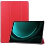 Mobigear Tri-Fold Samsung Galaxy Tab S9 FE Plus Knížkové pouzdro + Držák na stylus - Červená