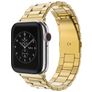 Mobigear Antwerp Steel Apple Watch Strap Butterfly closure - 42/41/40/38 mm - Gold