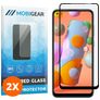 Mobigear Premium Samsung Galaxy A11 Vidro temperado Película de ecrã - Compatível com capas - Preto (Pack de 2)