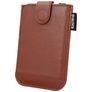 Valenta Card Pocket Slide Leather Card Holder - 5 Cards - Brown
