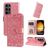 Mobigear Sunflower Samsung Galaxy S24 Ultra Pungetui med Seddelrum - Rosaguld