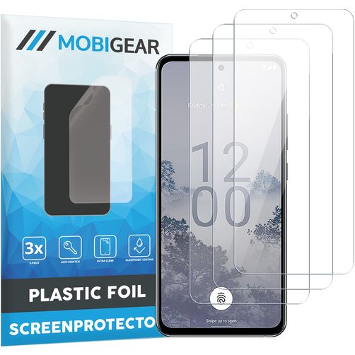 Mobigear Nokia X30 Screen Protector Film - Case Friendly (3-Pack)