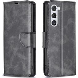 Mobigear Excellent Samsung Galaxy S23 Cover a libro portafoglio - Nero