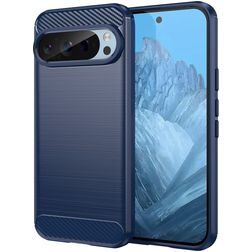 Mobigear Brushed Slim Google Pixel 9 Flexibel TPU Skal - Blå