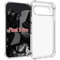 Mobigear Cushion Läpinäkyvä Google Pixel 9 Pro XL Joustava TPU Suojakuori - Läpinäkyvä