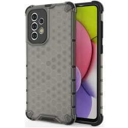 Mobigear Honeycomb Samsung Galaxy A33 Kova Suojakuori Iskunkestävä - Musta