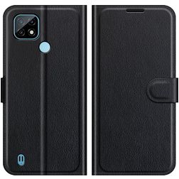 Mobigear Classic Realme C21 Funda tipo libro Cartera - Negro