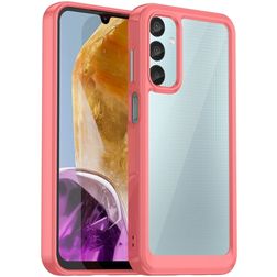 Mobigear Crystal Samsung Galaxy M15 Hard Case Back cover - Red