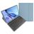 Mobigear Keys iPad Pro 11 pulgadas (2024) Funda tipo libro con teclado Bluetooth QWERTZ + Portalápices - Azul