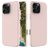 Mobigear Rubber Touch iPhone 16 Pro Silicona Carcasa - Rosa