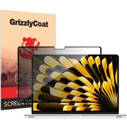 GrizzlyCoat MacBook Air 15 polegadas (2023-2026) Película de ecrã Privacidade em plástico - Compatível com capas - Preto
