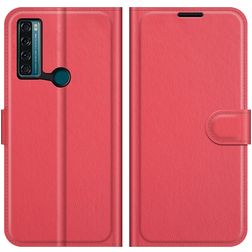 Mobigear Classic TCL 20 SE Capa livro Carteira - Vermelho