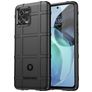 Mobigear Rugged Shield Motorola Moto G72 Flexibel TPU Skal Stötsäkert - Svart