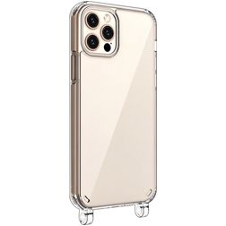 Mobigear Mix & Match Clear iPhone 12 Pro Max Flexible TPU Case with lanyard - Clear