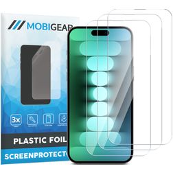 Mobigear iPhone 15 Pro Max Skærmbeskytter Folie - Case Friendly (3-pak)