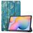 Mobigear Tri-Fold Samsung Galaxy Tab S6 Lite Wallet case - Almond Blossoms