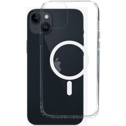 Mobiparts Hardcover Clear iPhone 14 Plus MagSafe Hard Case Back cover - Clear