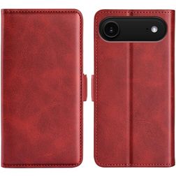 Mobigear Slim Magnet iPhone Air Funda tipo libro Cartera - Rojo