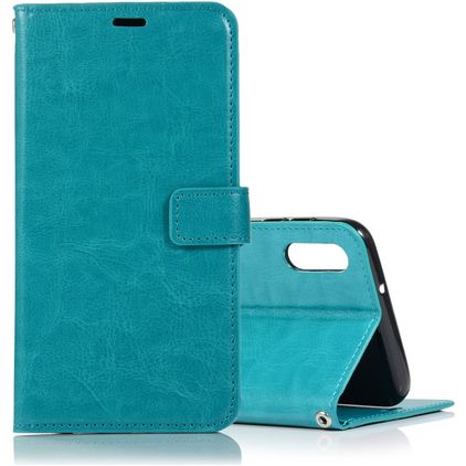 Mobigear Wallet Samsung Galaxy A10 Funda tipo libro Cartera - Turquesa