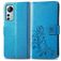 Mobigear Clover Xiaomi 12 Lite Lompakkokotelo + Setelitasku - Sininen