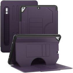 Mobigear Magnetic Folio iPad Air 2 (2014) Cover a libro + Portapenna - Viola