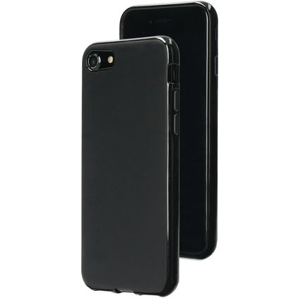 Mobiparts Classic iPhone 8 Fleksibel TPU Bagsidecover - Matt Black