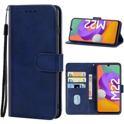 Mobigear Wallet Samsung Galaxy M22 Funda tipo libro Cartera - Azul