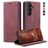 CaseMe 013 Samsung Galaxy S26 Plus Funda tipo libro Cartera - Rojo
