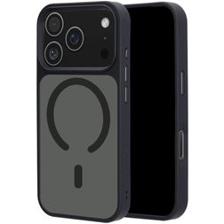 Mobiparts Hardcover iPhone 18 Pro MagSafe Hårdt Bagsidecover - Satin Black