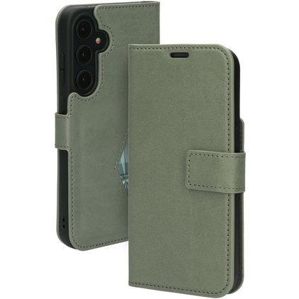 Mobiparts Classic Wallet Samsung Galaxy A35 Funda tipo libro Cartera - Stone Green