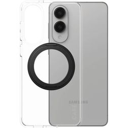 CARE by PanzerGlass Kickstand Samsung Galaxy S25 Edge MagSafe Hard Case Back cover Shockproof with Stand - Clear / Black