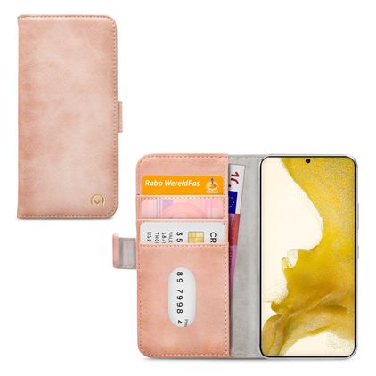 Mobilize Elite Gelly Samsung Galaxy S22 Funda tipo libro Cartera - Soft Pink
