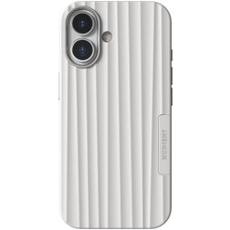 Nudient Bold iPhone 17 MagSafe Fodral Hårdplast Skal - Chalk White