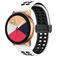 Mobigear Sport Plus Mag Silicone Smartwatch Strap Magnetic closure - 22 mm - Black / White