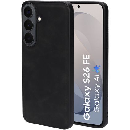 Mobiparts Classic Samsung Galaxy S26 FE MagSafe TPU / Skóra ekologiczna Etui plecki - Graphite Black