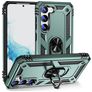 Mobigear Armor Ring Samsung Galaxy S23 Funda Plástico rígido Carcasa Antigolpes con anillo - Verde