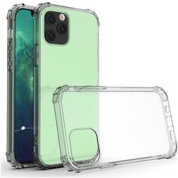 Mobigear Cushion Clear iPhone 12 Elastyczne TPU Etui plecki Wstrząsoodporne - Przezroczysty