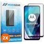 Mobigear Premium Motorola Moto G71 5G Härdat glas Skärmskydd - Skalvänligt - Svart (2-pack)