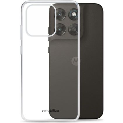 Mobilize Gelly Transparente Motorola Moto G57 TPU flexible Carcasa - Transparente