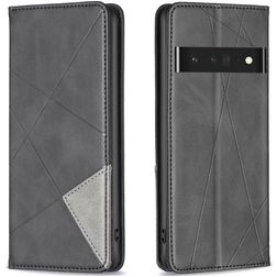 Mobigear Rhombus Slim Google Pixel 7 Pro Capa livro - Preto