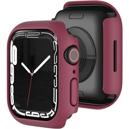 Mobigear Colors Capa rígida Slim para Apple Watch - 45 mm - Bordô