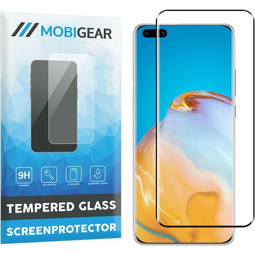 Mobigear Premium Huawei P40 Pro Vidro temperado Película de ecrã - Compatível com capas - Preto
