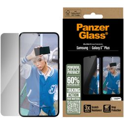 PanzerGlass Ultra-Wide Fit Samsung Galaxy S25 Plus Tempered Glass Screen Protector Privacy - Case Friendly - Black