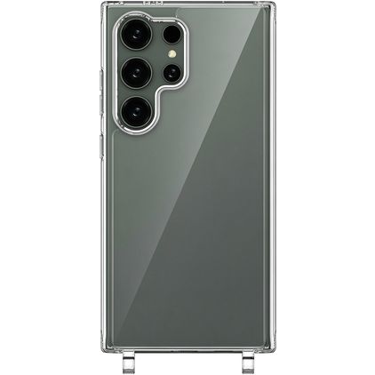 Mobigear Mix & Match Transparente Samsung Galaxy S25 Ultra TPU flexible Funda con cuerda - Transparente