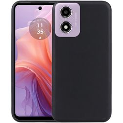 Mobigear Basics Motorola Moto E14 Joustava TPU Suojakuori - Musta