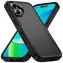 Mobigear Heavy Armor iPhone 16 Plus Funda Plástico rígido Carcasa Antigolpes - Negro