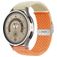 Mobigear Braided Dual Nailon Smartwatch Ranneke Säädettävä taittolukko - 22 mm - Oranssi / Tähtivalkea
